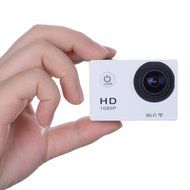 30M Waterproof Sport Action Camera WiFi 1080P Full HD Bicycle Helmet Car White N4