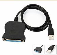 1.2M USB 2.0 to 25 Pin DB25 Parallel IEEE-1284 Printer Cable