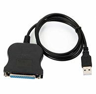 1.2M USB 2.0 to 25 Pin DB25 Parallel IEEE-1284 Printer Cable N2