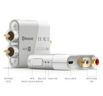 Bluetooth Transmitter Car kit Music Audio Adapter Dongle DO-inc SLASH-T Silver High Performance External ADC Mixer... N4