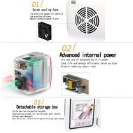 RUIMI 4L Mini Fridge Portable refrigerator Cooler and Warmer Compact Single Door Car, RV or Boat also for Home... N8