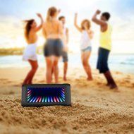 Zinsoko SoundRight Prism 2 Hi-Fi Strong Bass Portable Wireless Speaker with Bluetooth v.4.0, 64 LED beads, 5 LED... N8