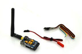 BW&reg; FPV 5.8G 200mW 600mA 8 Channels AV Wireless Transmitter TX TS351 for RC Hobby Airplane Car N5