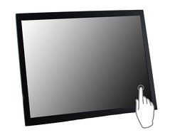 VSL150 15 inch 4:3 metal enclosure LED touch screen monitor industrial rugged