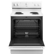 AMANA ACR3130BAW 4.8 cu. ft. Single Oven Free-Standing Electric Range, 30", White N2