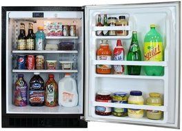 Marvel 6ARM-BB-F-R 24 Undercounter All-Refrigerator 6.1 cu. ft., Right Hinge, Black