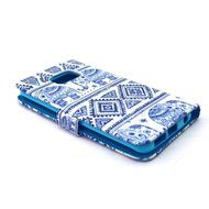 Galaxy S6 Edge Case, Firefish Folio Flip Premium PU Leather Lovely Wallet Shell [Scratch-resistant][Kickstand]... N16