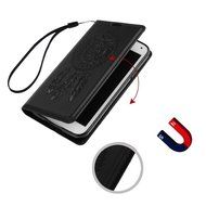 Galaxy S5 Case, YOKIRIN Printed Dream Catcher &amp; Campanula Design [Wrist Strap] Flip Folio... N25