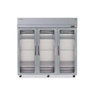 Hoshizaki RH3-SSB-FG 83" Energy Star Qualified Professional Series Reach-In Refrigerator with 74 cu. ft. Capacity...