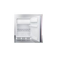 SUMMIT Built-In Undercounter Residential Use Refrigerator-Freezer - Wh N4