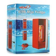 Rubility Mini USB Fridge Cooler Beverage Drink Cans Cooler/Warmer Refrigerator N14