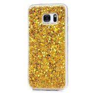 Badalink Galaxy S7 Case Shiny Glitter Sparkle Powder Series Shockproof Drop Protection Soft TPU Rubber Protective... N18