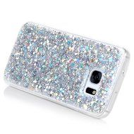 Badalink Galaxy S7 Case Shiny Glitter Sparkle Powder Series Shockproof Drop Protection Soft TPU Rubber Protective... N22
