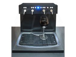 Vinotemp VNTVT-WINEKEG01 4-Tap Wine Keg Dispenser N2