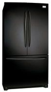 Gallery FGUN2642LE 25.8 Cubic Ft French Door Refrigerator, Ebony Black