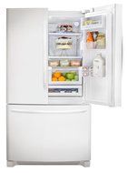 Gallery FGUN2642LE 25.8 Cubic Ft French Door Refrigerator, Ebony Black N2