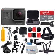 GoPro HERO5 Black Sports Action Video Camera - Waterproof to 33', Wi-Fi, Bluetooth &amp; GPS + SanDisk Ultra 32GB...