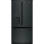 GE GFE24JGKBB 33" French Door Refrigerator with 23.8 cu. ft. Total Capacity, 4 Glass Shelves, 7.3 cu. ft. Freezer...