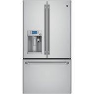 G.E. CYE22USHSS Caf CYE22USHSS 22.2 Cu. Ft. Stainless Counter-Depth French Door Refrigerator with Keurig N3