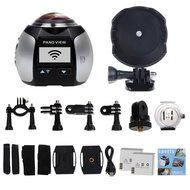 Campark 16MP 3K(2448*2448/30fps) 360 Degree Panoramic VR Action Camera,Spherical Lens,3D, Waterproof, WIFI,Support... N7