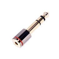 eBoot Stereo Jack Adapter 6.35 mm Male to 3.5 mm Female Audio Headphone Adaptor Plug, 3 Pack N7