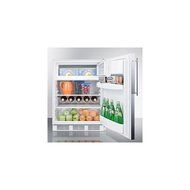 SUMMIT Built-In Undercounter Residential Use Refrigerator-Freezer - Wh N5