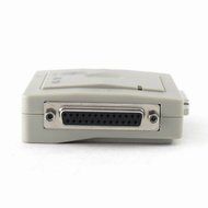 2 Port Parallel Printer Compact Auto Switch Box Connector N3
