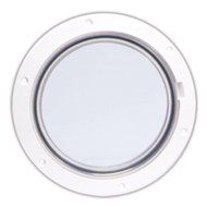 Beckson 6 Clear Center Pry-Out Deck Plate - White consumer electronics