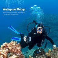 Cymas 2.0Inch Wifi Sports Action Camera Waterproof Full HD 1080P with 170&ordm;Wide-angle Lens N6