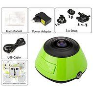 VSSPEED 360 Camera 360 Degree Panorama Action Camera Wifi 1280*1024 28fps Portable Mini Camcorder Outdoor Sport... N3