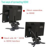Sourcingbay MOT-YT07P 7-Inch Digital TFT-LED Color Receiver Car/PC Monitor HDMI/VGA/AV Input... N7