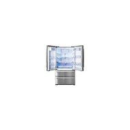Fugor Milano Stainless Steel 36 Inch Wide 20.8 Cu. Ft. French Door Counter Depth Refrigerator with External Touch...