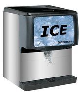 Scotsman ID250B 250 Lb 30" Wide Ice Dispenser w/ Adapter KBT44