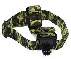 ProGear Camo Adjustable Strap Head Mount With Anti-Slide For GoPro Hero 4/3+/3/2/1 N3