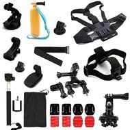 GooKit Accessories Set Head Chest Strap Floating Grip Suction Cup for GoPro Hero 2 3+ 4