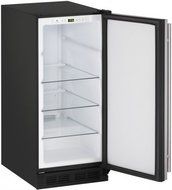 U-Line U1215RS00B 15" 1000 Series Freestanding or Built In Counter Depth Compact Refrigerator with 2.9 cu. ft....