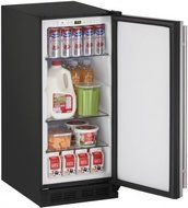 U-Line U1215RS00B 15" 1000 Series Freestanding or Built In Counter Depth Compact Refrigerator with 2.9 cu. ft.... N2