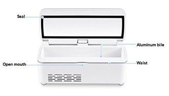 SSS/S1 Portable insulin Cooler Box Drug small refrigerator Refrigerated Box Drug Reefer Car refrigerator (Model... N3