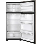 Ge GIDDS-632104 Energy Star 17.5 cu. ft. Top Freezer Refrigerator, Metallic, Reversible Door Swing N2