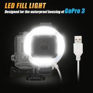 Lightwish - 19 LED Ring Shooting Light Fill-in Light Accessory Kit With USB Port For GoPro Hero3 Silver Black... N6