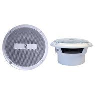 POLY PLANAR PolyPlanar 3&quot; Round Flush-Mount Compnent Speakers - (Pair) White / MA3013W /