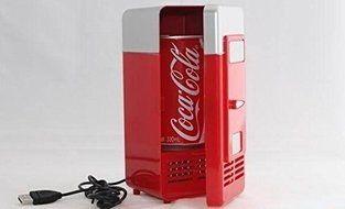 FreshGadgetz USB Desktop Mini Refrigerator Beverage Cooler Warmer Fridge N2