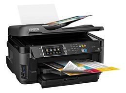 Epson WorkForce WF-7610 Wireless Color All-in-One Inkjet Printer with Scanner and Copier N3