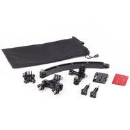 Gorilla Gear Action Camera Bike Kit - Includes Helmet Mount, Frame Mount, Extension, 3-way-pivot, Travel Bag -... N4