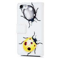 iPhone 7 Case (4.7 inch) - Wallet Folio Flip Premuim PU Leather Case Colorful Print Design with Stand Magnetic... N86