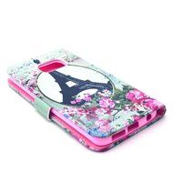 Galaxy S6 Edge Case, Firefish Folio Flip Premium PU Leather Lovely Wallet Shell [Scratch-resistant][Kickstand]... N31