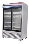 New 1 Sliding Glass Door, 54.4cu.ft, Commercial Refrigerator Stainless Steel