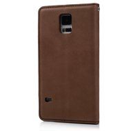 Galaxy S5 Case, YOKIRIN Printed Dream Catcher &amp; Campanula Design [Wrist Strap] Flip Folio... N34