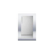 Summit CM421BLCSSADA 4.1 Cu. Ft. Stainless Steel Undercounter Compact Refrigerator N3
