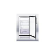 Summit CM421BLCSSADA 4.1 Cu. Ft. Stainless Steel Undercounter Compact Refrigerator N4